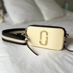 Marc Jacobs Snapshot Bag in New Cloud White